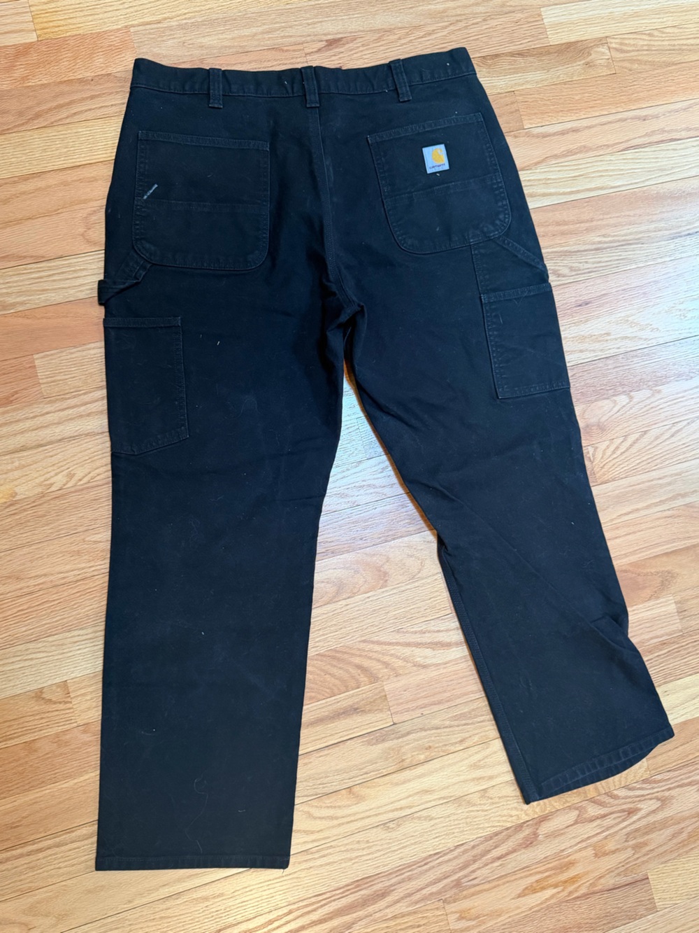 Carhartt Black Cargo Work Pants 38x30 - Picture 6 of 7
